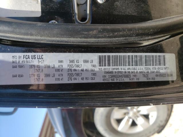 Photo 10 from auction – 2017 RAM 1500 SLT with VIN 1C6RR6GGXHS768823
