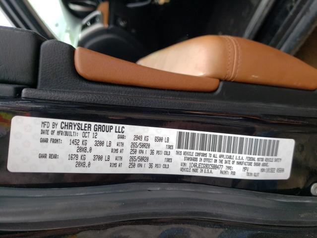 Photo 10 from auction – 2013 JEEP GRAND CHER with VIN 1C4RJECG9DC588477