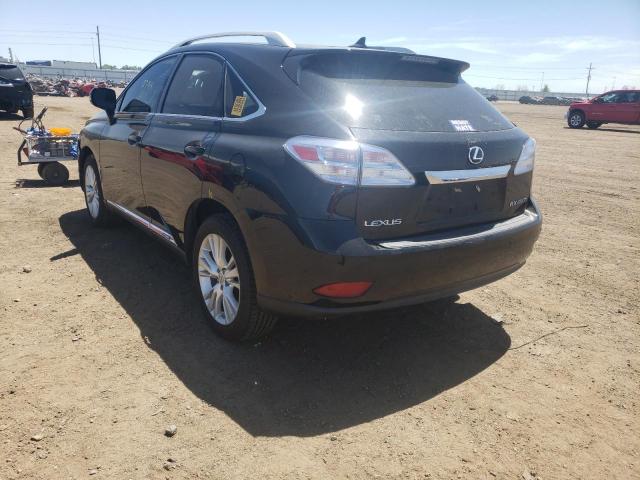 Photo 3 from auction – 2010 LEXUS RX 450 with VIN JTJBC1BA3A2410533