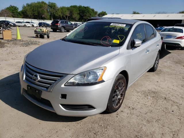 Photo 2 from auction – 2015 NISSAN SENTRA S with VIN 3N1AB7AP8FL647375