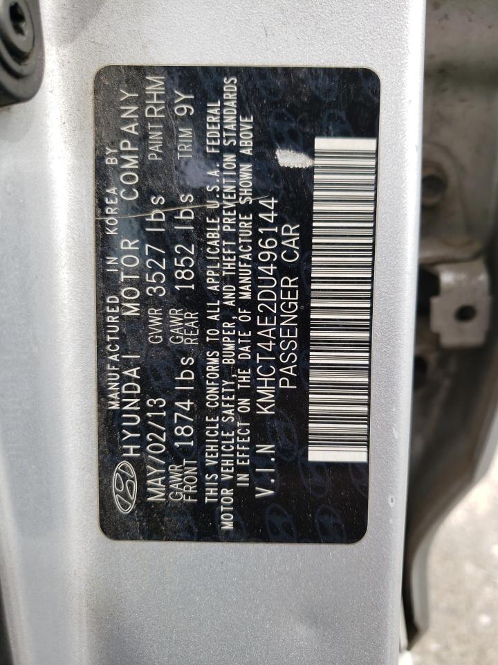 Photo 10 from auction – 2013 HYUNDAI ACCENT GLS with VIN KMHCT4AE2DU496144
