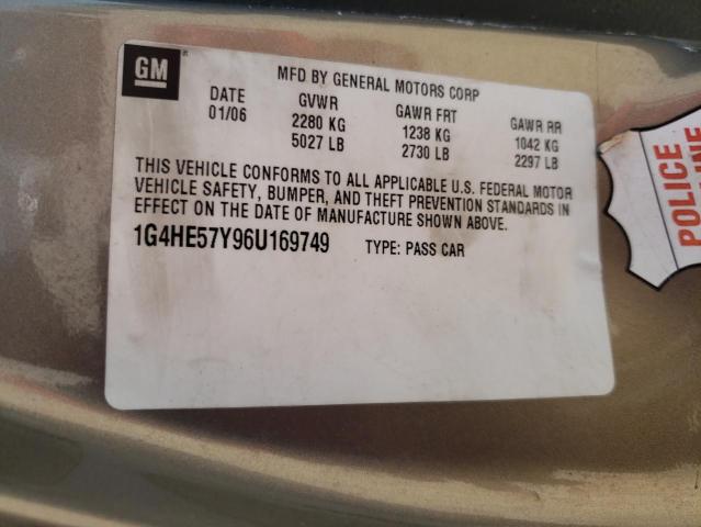 Photo 10 from auction – 2006 BUICK LUCERNE CX with VIN 1G4HE57Y96U169749