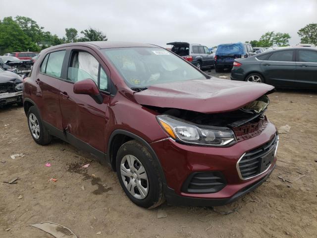 CHEVROLET TRAX LS 2017 with VIN 3GNCJKSB6HL227865 - Photo from auction