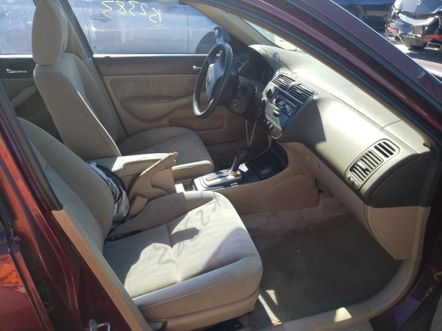 Photo 5 from auction – 2004 HONDA CIVIC EX with VIN 2HGES26724H501667
