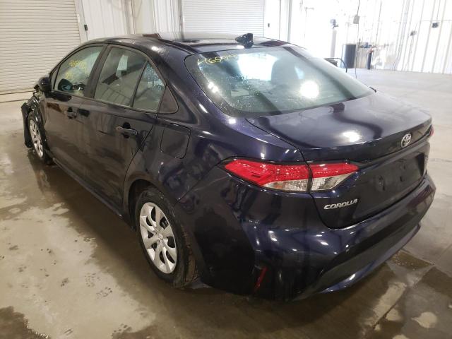 Photo 3 from auction – 2021 TOYOTA COROLLA LE with VIN 5YFEPMAE4MP180596