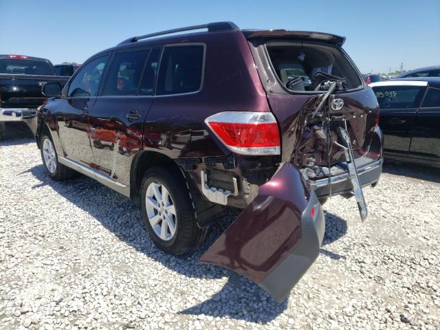 Photo 3 from auction – 2013 TOYOTA HIGHLANDER with VIN 5TDZA3EH7DS044620