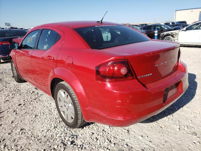 Photo 3 from auction – 2014 DODGE AVENGER SE with VIN 1C3CDZABXEN170113