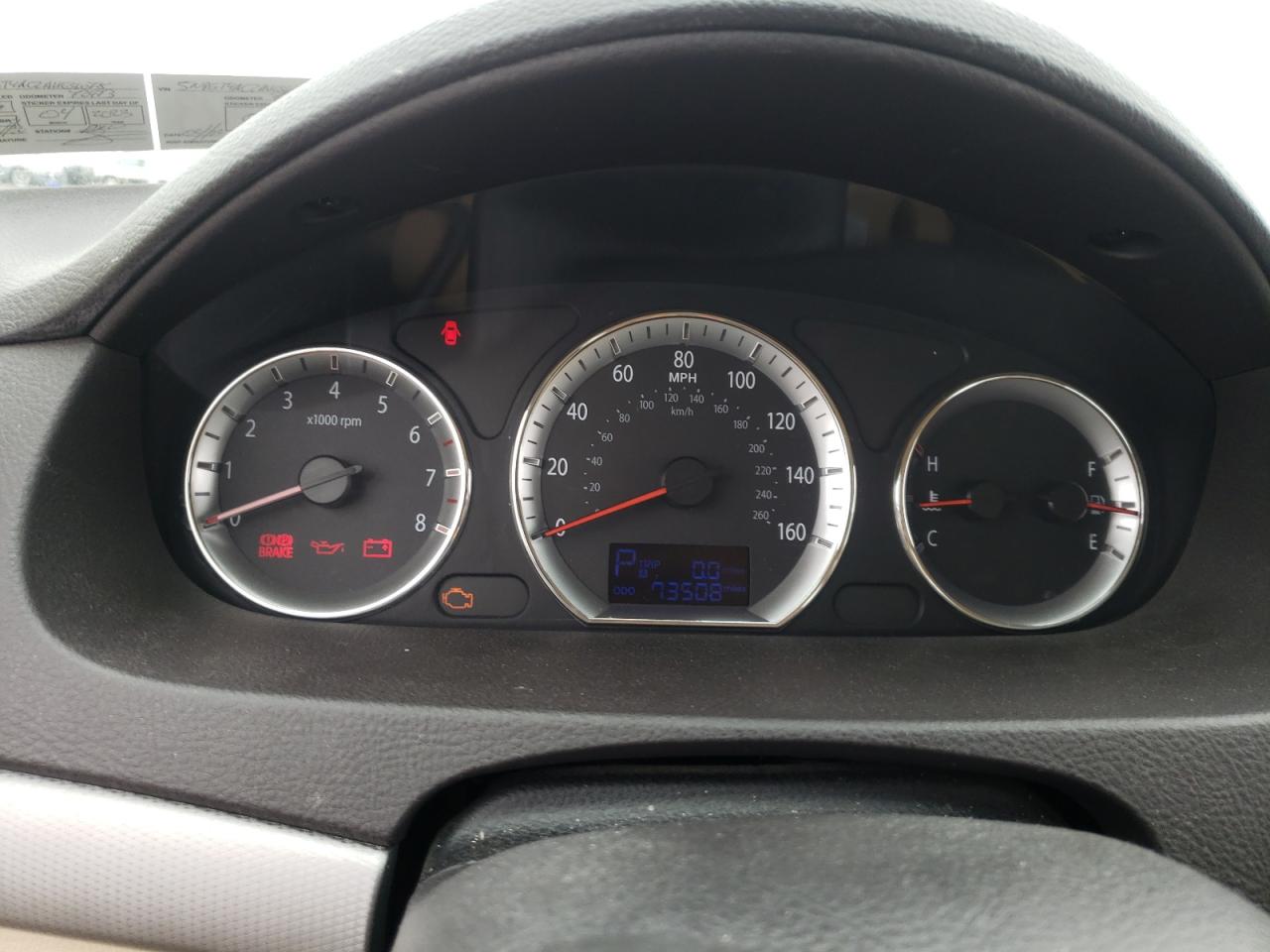 Photo 13 from auction – 2010 HYUNDAI SONATA GLS with VIN 5NPET4AC2AH636078