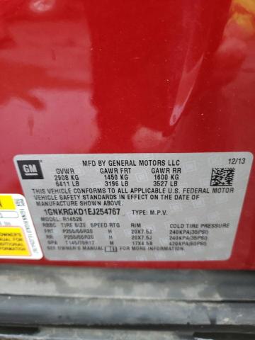 Photo 10 from auction – 2014 CHEVROLET TRAVERSE L with VIN 1GNKRGKD1EJ254767