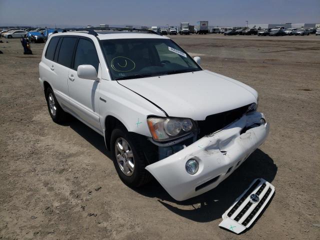 TOYOTA HIGHLANDER 2002 with VIN JTEGF21A420040533 - Photo from auction