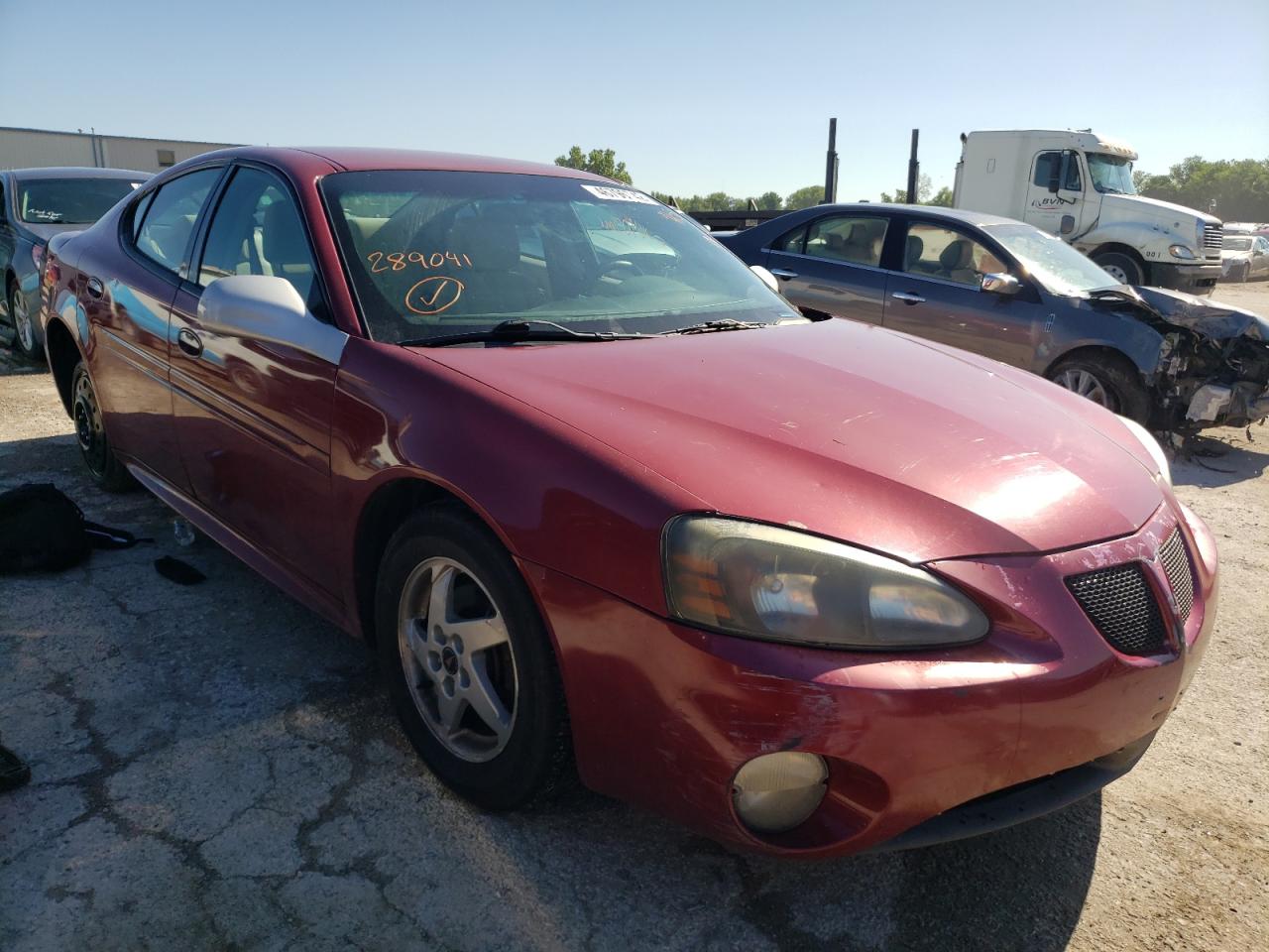 Photo 1 from auction – 2004 PONTIAC GRAND PRIX with VIN 2G2WP522941289041