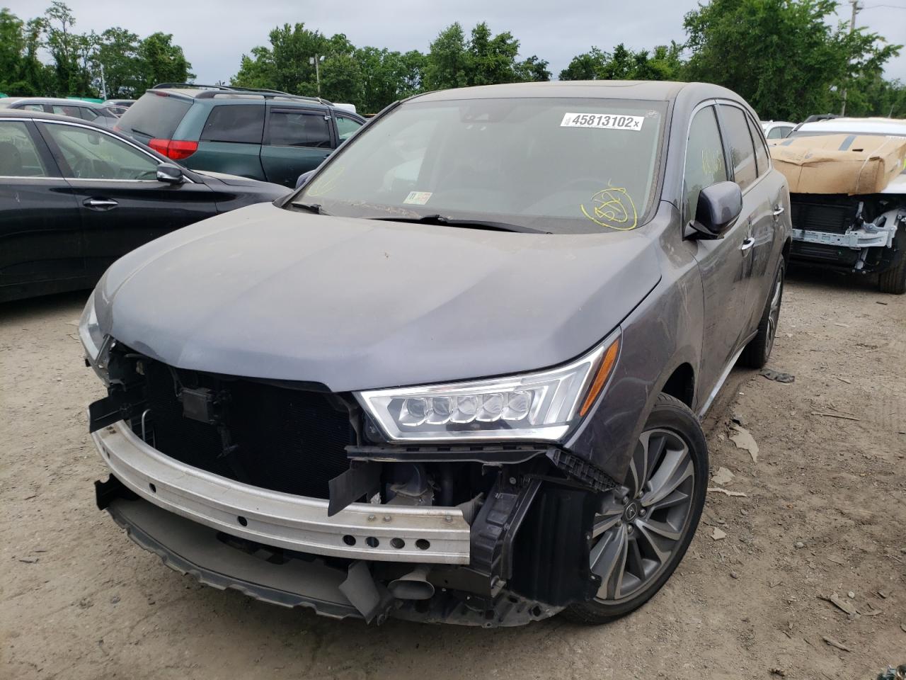 Foto 15 de la subasta – 2017 ACURA MDX TECHNO con VIN 5FRYD4H55HB017922