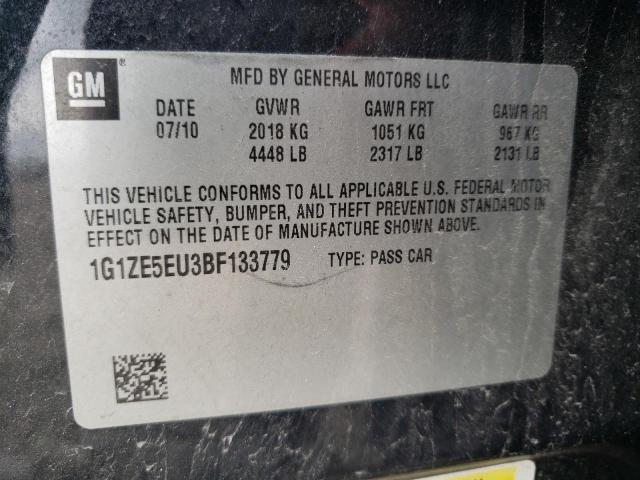 Photo 10 from auction – 2011 CHEVROLET MALIBU LTZ with VIN 1G1ZE5EU3BF133779