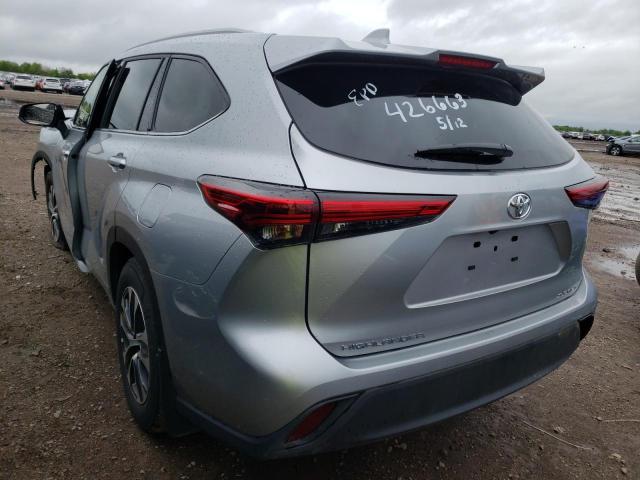 Photo 3 from auction – 2022 TOYOTA HIGHLANDER with VIN 5TDGZRBHXNS569910