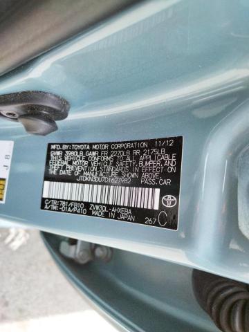 Photo 10 from auction – 2013 TOYOTA PRIUS with VIN JTDKN3DU7D1627982