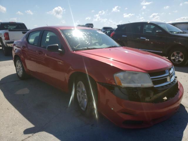 DODGE AVENGER SE 2013 with VIN 1C3CDZAG4DN748362 - Photo from auction