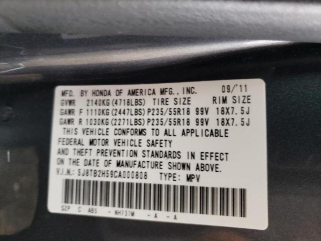 Photo 10 from auction – 2012 ACURA RDX TECHNO with VIN 5J8TB2H59CA000808