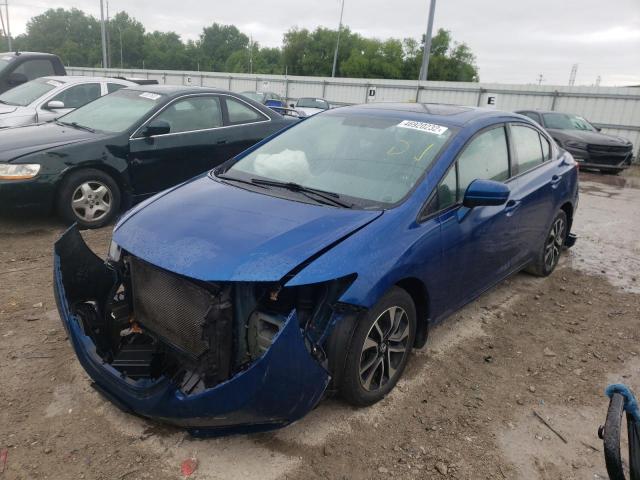 Photo 2 from auction – 2015 HONDA CIVIC EX with VIN 19XFB2F8XFE005557