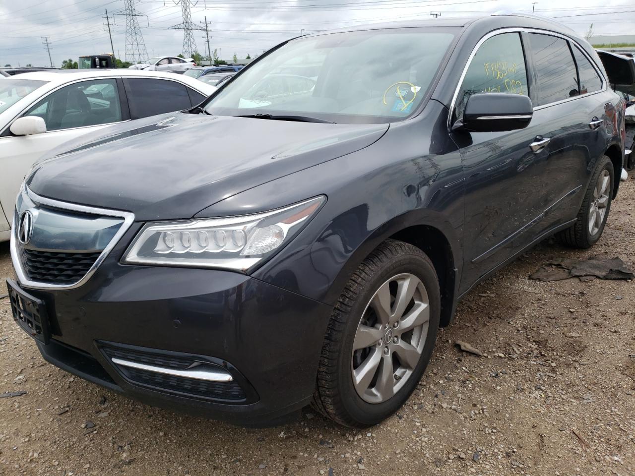 Photo 2 from auction – 2014 ACURA MDX ADVANC with VIN 5FRYD4H83EB019867