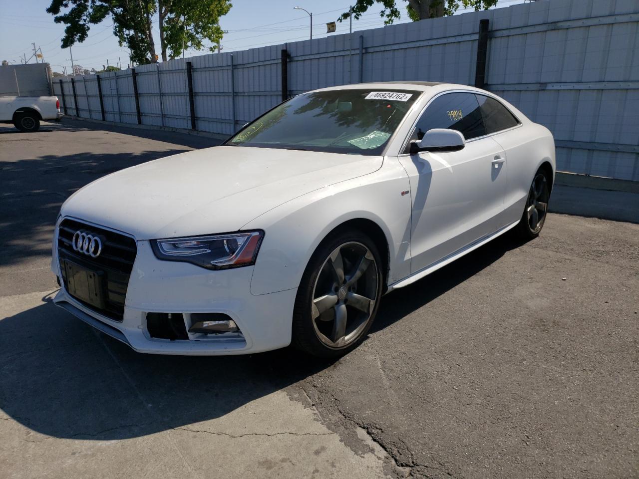 Photo 2 from auction – 2016 AUDI A5 PREMIUM with VIN WAUD2AFRXGA038246