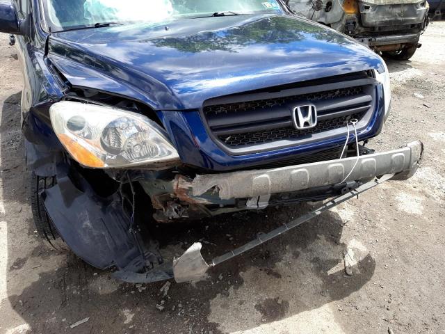 Photo 9 from auction – 2004 HONDA PILOT EXL with VIN 2HKYF18514H561226