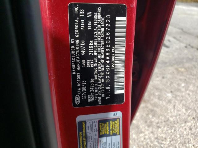 Photo 10 from auction – 2014 KIA OPTIMA SX with VIN 5XXGR4A69EG267223