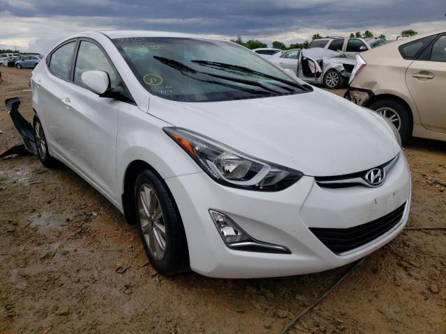 Photo 1 from auction – 2016 HYUNDAI ELANTRA SE with VIN 5NPDH4AE8GH692355