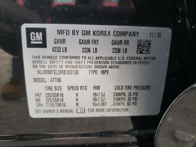 BUICK ENCORE GX 2021 with VIN KL4MMFSL5MB103130 - Photo from auction