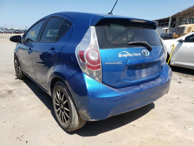 Photo 3 from auction – 2013 TOYOTA PRIUS C with VIN JTDKDTB32D1544537