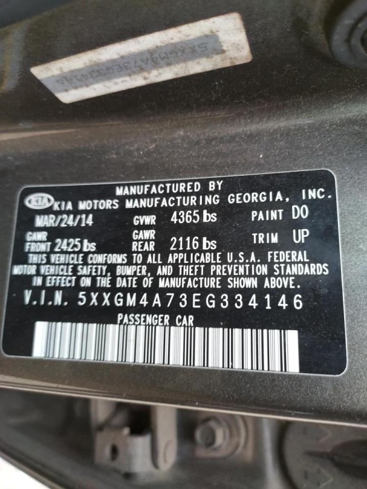 Photo 20 from auction – 2014 KIA OPTIMA LX with VIN 5XXGM4A73EG334146