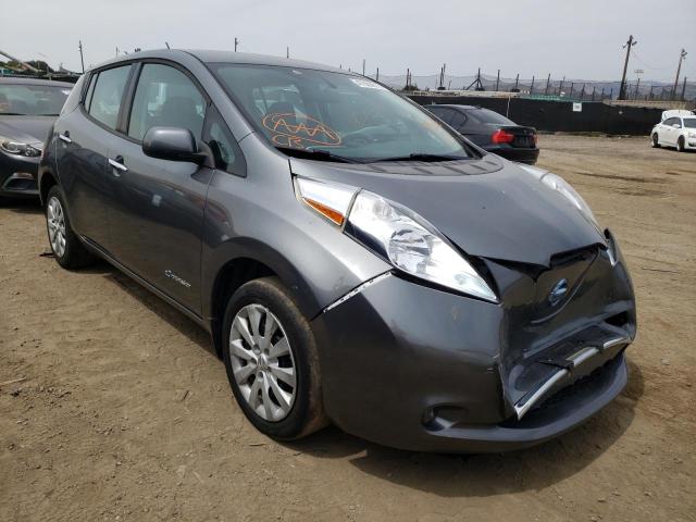 NISSAN LEAF S 2017 with VIN 1N4BZ0CPXHC302094 - Photo from auction