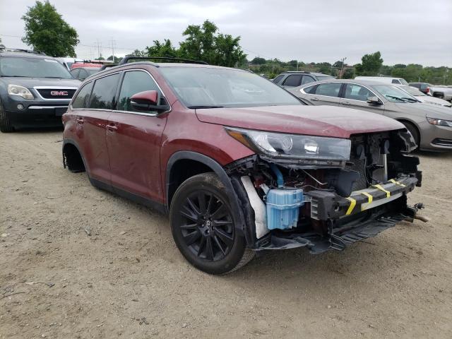 TOYOTA HIGHLANDER 2019 with VIN 5TDJZRFHXKS572950 - Photo from auction