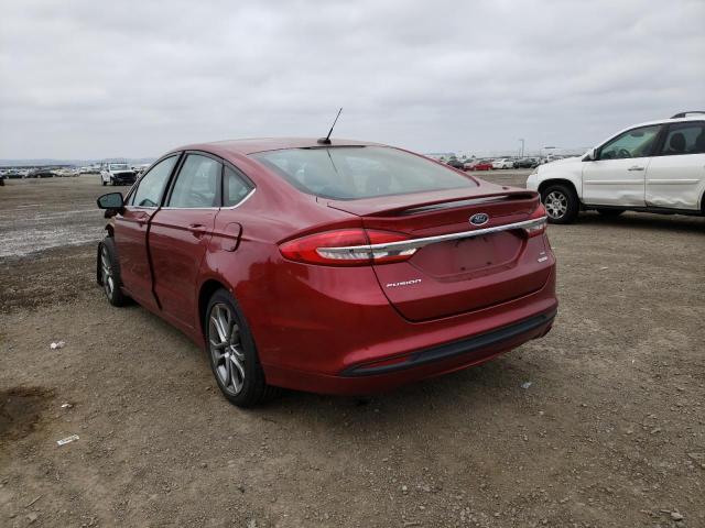 Photo 3 from auction – 2017 FORD FUSION SE with VIN 3FA6P0HD8HR187440