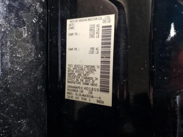 Photo 10 from auction – 2018 NISSAN MAXIMA 3.5 with VIN 1N4AA6AP0JC401859