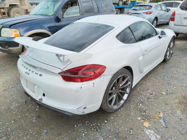 Photo 4 from auction – 2016 PORSCHE CAYMAN GT4 with VIN WP0AC2A88GK197669