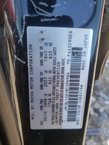 Photo 10 from auction – 2011 MAZDA 3 I with VIN JM1BL1UG1B1396966