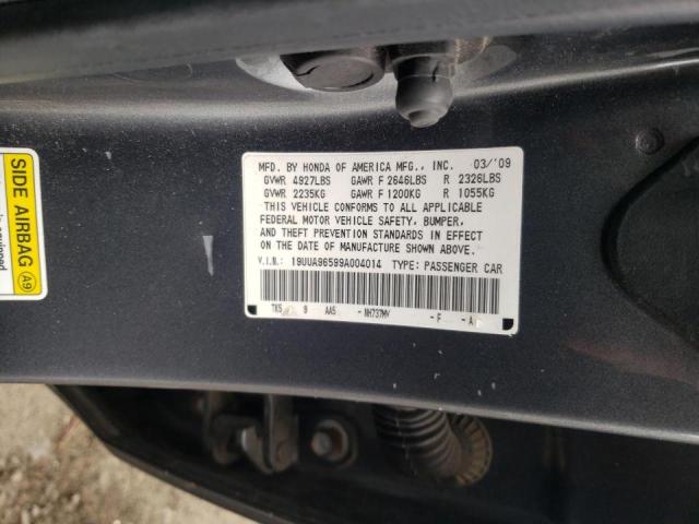 Photo 10 from auction – 2009 ACURA TL with VIN 19UUA96599A004014