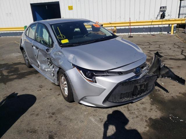 TOYOTA COROLLA LE 2020 with VIN JTDEBRBE4LJ020621 - Photo from auction