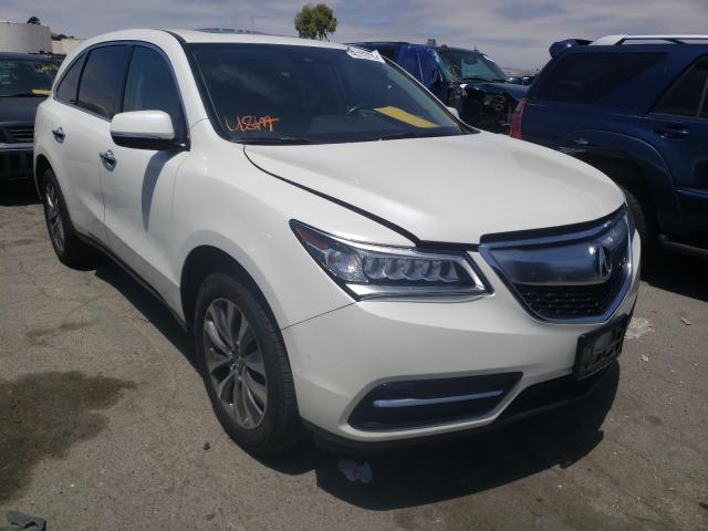 ACURA MDX TECHNO 2016 with VIN 5FRYD3H41GB005556 - Photo from auction