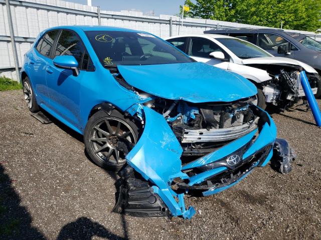 TOYOTA COROLLA SE 2019 with VIN JTNK4RBE7K3064530 - Photo from auction