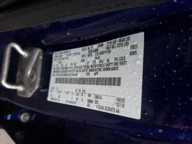 Photo 10 from auction – 2014 FORD ESCAPE TIT with VIN 1FMCU9J99EUD76940