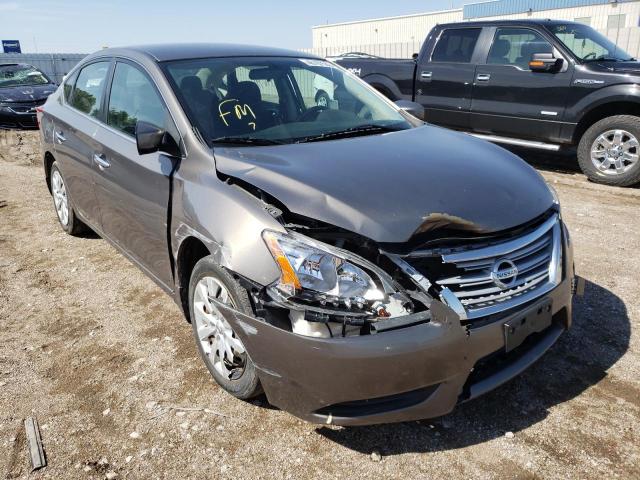 NISSAN SENTRA S 2015 with VIN 3N1AB7AP8FL650017 - Photo from auction