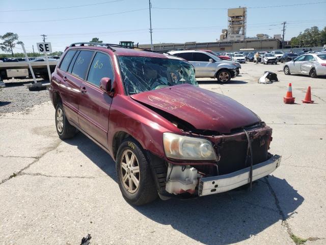 TOYOTA HIGHLANDER 2005 with VIN JTEGP21A450065224 - Photo from auction