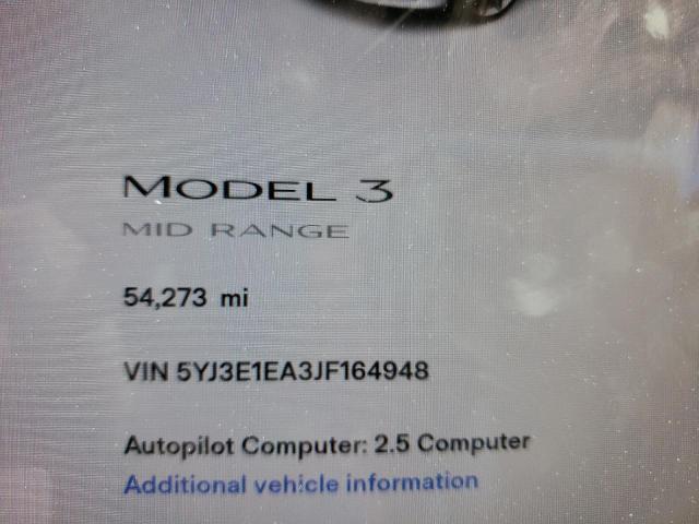 Photo 8 from auction – 2018 TESLA MODEL 3 with VIN 5YJ3E1EA3JF164948