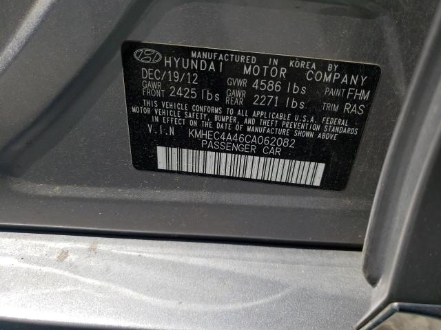 Photo 10 from auction – 2012 HYUNDAI SONATA HYB with VIN KMHEC4A46CA062082