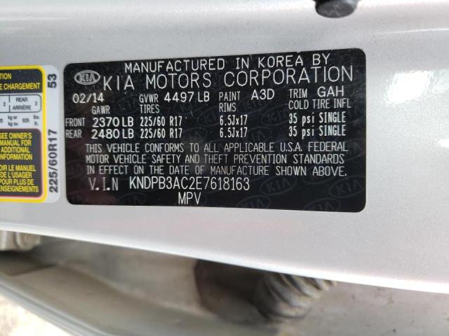 Photo 10 from auction – 2014 KIA SPORTAGE B with VIN KNDPB3AC2E7618163