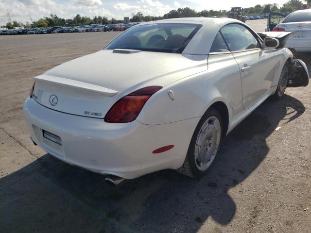 Photo 4 from auction – 2002 LEXUS SC 430 with VIN JTHFN48Y920023761