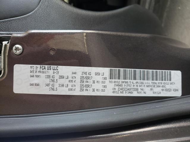 Photo 10 from auction – 2019 DODGE GRAND CARA with VIN 2C4RDGCG4KR723288