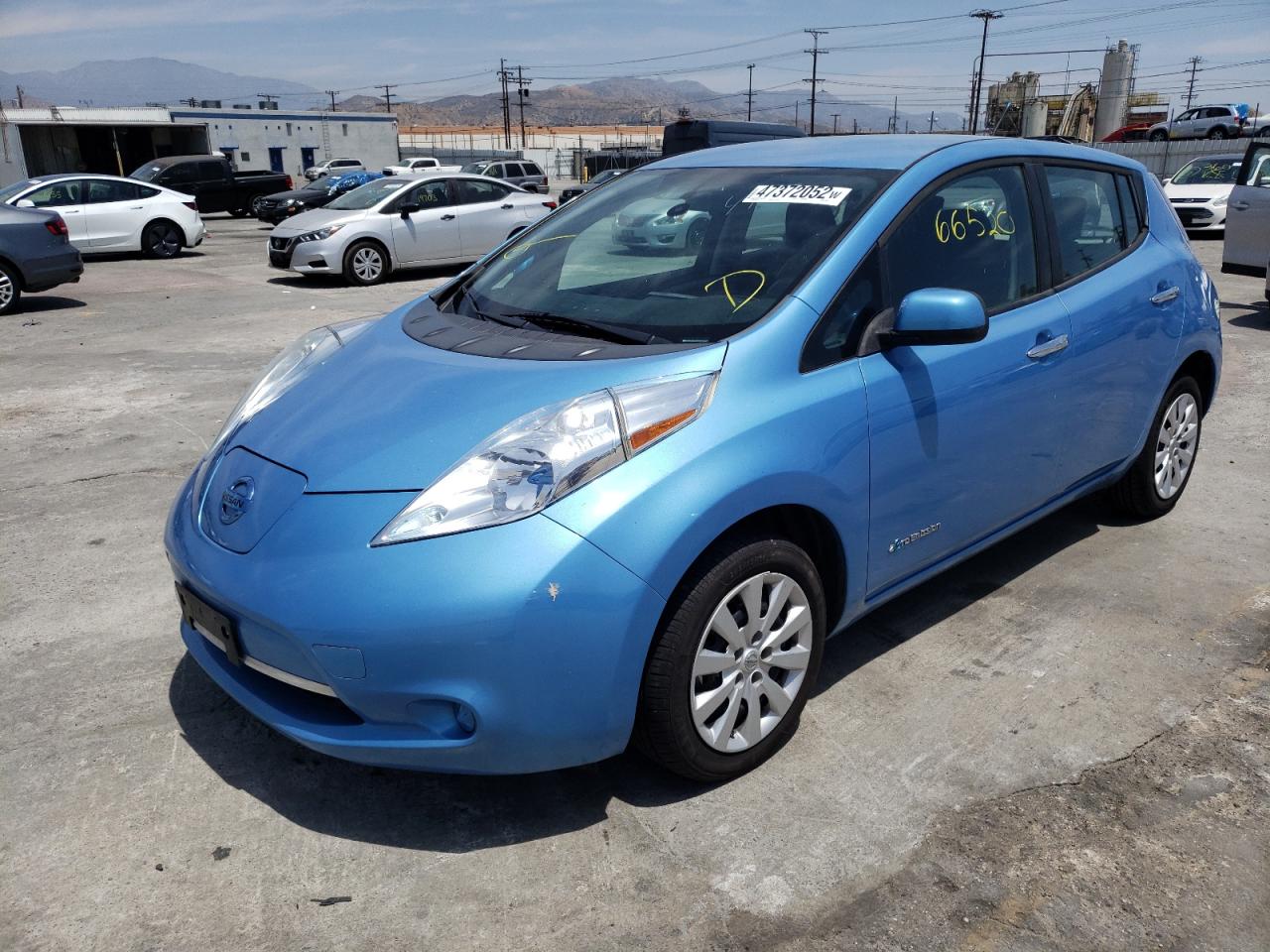Photo 2 from auction – 2013 NISSAN LEAF S with VIN 1N4AZ0CP1DC414627