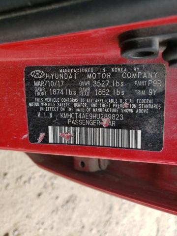 Photo 10 from auction – 2017 HYUNDAI ACCENT SE with VIN KMHCT4AE9HU289823